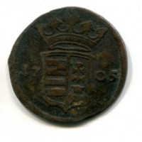 Ungheria, Franz II Rakoczi (1703-1711): poltura 1705 (Huszar#1535)