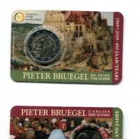 Belgio 2019: 2 euro "Pieter Bruegel", in folder, versione francese