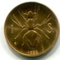 San Marino: 1 scudo 1986 (KM#198)
