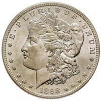 USA: 1 dollaro 1898-O "Morgan", conservazione eccezionale