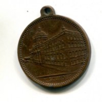 Germania, Sachsen-gotha: medaglia con Wilhelm II a Viktoria