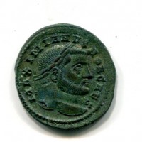 Massimiano Ercole (286-310 d.C.): follis "GENIO POPVLI ROMANI" zecca di Ticinum (RIC#35B)