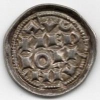 Milano, Federico I (1152-1190): denaro (MIR#50)
