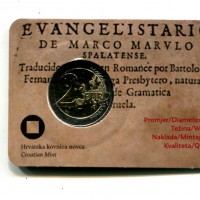 Croazia 2024: 2 euro commemorativo "Marko Marulic", in coincard
