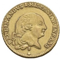 Parma, Ferdinando I di Borbone (1765-1802): doppia 1791 (CNI#110; Montenegro#21)