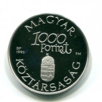 Ungheria, Seconda Repubblica (dal 1989): 100 fiorini 1995 "Hableany" (KM#714)