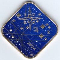 Italia 2024: 5 euro "Sagittario", nella confezione originale. 
