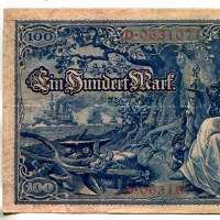 Germania: 100 marchi 10-09-1909 (Pick#38)
