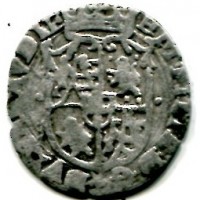 Emanuele Filiberto (1559-1580): soldo di II tipo 1575 E D (MIR,295#534bg)