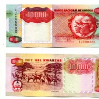 Angola: 10.000 kwanzas 04/02/1991 (Pick#131c)
