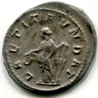 Filippo I (244-249 d.C.): antoniniano "LAETIT FVNDAT" (RIC#36B), gr.4,24
