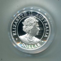 Australia, Elisabetta II (1952-2022): 1 dollaro 2019 -Oncia- "Koala", in confezione. Proof