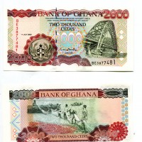 Ghana: 2000 cedis 01/07/2000 (Pick#32A)