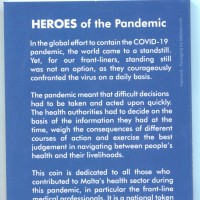 Malta 2021: 2 euro commemorativi "Heroes of the Pandemic"