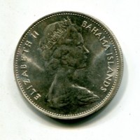 Bahamas, Elisabetta II (1952-2022): 1 dollaro 1969 (KM#8)
