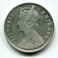 India Britannica, Vittoria (1837-1901): 1 rupia 1901 (KM#492)