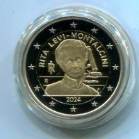Italia 2024: 2 euro commemorativo "Rita Levi Montalcini", nel cofanetto ufficiale
