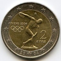 Grecia 2004: 2 euro commemorativo "Olimpiadi"