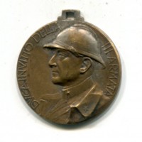 Regno-Vittorio Emanuele III: medaglia per Emanuele Filiberto di Savoia, Duca d'Aosta, diametro 32mm, gr.13,78
