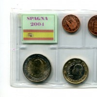 Spagna 2004: serie euro, confezionata da privati