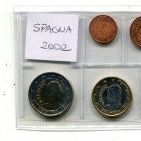Spagna 2002: serie euro, confezionata da privati
