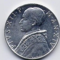 Vaticano, Pio XII (1939-1958): 10 lire 1952-XIV (Gigante#140)