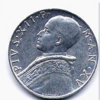 Vaticano, Pio XII (1939-1958): 10 lire 1953-XV (Gigante#141)