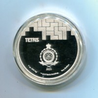 Niue, Elisabetta II (1952-2022): 1 oncia 2021 "Tetris"
