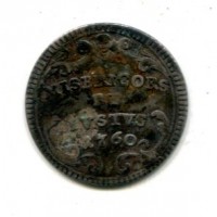 Roma, Clemente XIII (1758-1769): grosso 1760-II (Muntoni#26)