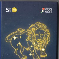 Italia 2024: 5 euro "Leone", nella confezione originale.
