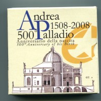 Italia 2008: 10 euro "Andrea Palladio", nella confezione originale, tiratura 16.000