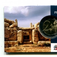 Malta 2018: 2 euro commemorativo "Mnajdra", in coincard
