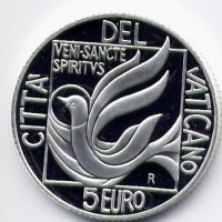 Vaticano 2005 Sede Vacante: 5 euro 2005. In confezione ufficiale