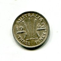 Australia, Giorgio VI (1936-1952): 3 pence 1942 (KM#37)

