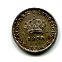 Portogallo, Luiz I (1861-1889): 50 reis 1889 (KM#506.2)
