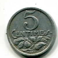 Francia: gettone da 5 cent. "Camera di Commercio Alpi Marittime"