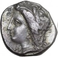 Lucania, Metaponto (330-290 a.C.): statere (SngAns#489-91; HN Italy#1589; Johnston, classe C#6), grammi 7.82, mm 20