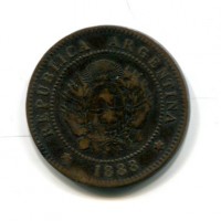 Argentina: 1 centavo 1888 (KM#32)