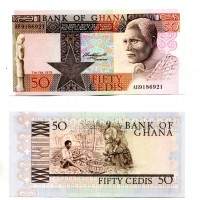 Ghana: 50 cedis 1979 (Pick#22/a)