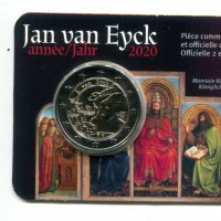 Belgio 2020: 2 euro "Jan van Eych", versione francese
