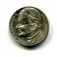 Giovanni Paolo II (1978-2005): medaglia "Vergine di Czestochowa", g.13,60