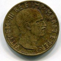Albania, Vittorio Emanuele III (1939-1943): 0,05 lek 1940 (Gigante#17)