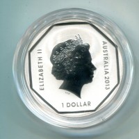 Australia, Elisabetta II (1952-2022): 1 dollaro 2015 "Kangaroo", oncia, in confezione originale