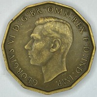 Gran Bretagna, Giorgio VI (1936-1952): 3 pence 1937 (Spink#4112)