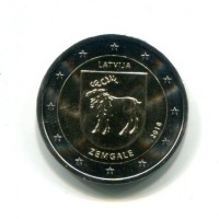 Lettonia 2018: 2 euro commemorativi "Regioni Storiche Zemgale"