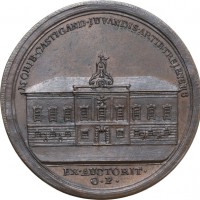 Pio VI (1775-1799): medaglia A XII coniata per il nuovo carcere di Treja, opus Hamerani (Bartolotti#786), grammi 28.16, mm 41