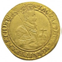 Gran Bretagna, James I (1603-1625): unite (spink#2620; Friedberg#226), grammi 9,93. Buona qualità, ottimo ritratto e tondello non ondulato