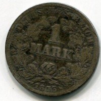 Germania, Guglielmo I (1871-1888): 1 marco 1876-C (KM#7)