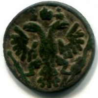 Russia, Anna (1730-1740): polushka 1735 (KM#187)
