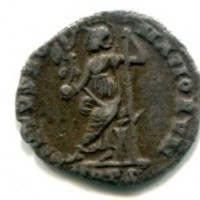 Arcadio (383-408 d.C.): siliqua "VIRTVS ROMANORVM", zecca di Milano (RIC,X#1227), gr. 1.50
